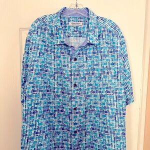 Tommy Bahama-The Coconut Point Button Down Camp Shirt - Sz. XXXL - EUC